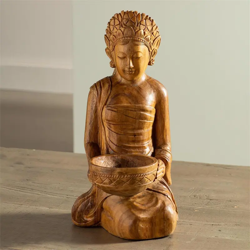 Carved Wood Lakshmi