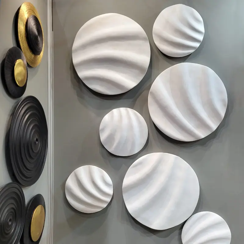 Cascade 28.5"D, White By Gold Leaf