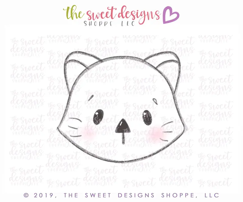 Cat Face 2019 - Cookie Cutter