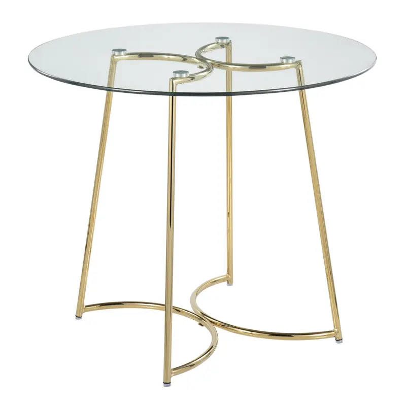 Cece Dinette Table Transparent By LumiSource - DT-CECE35 AUGL