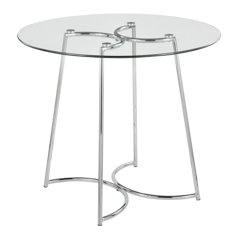 Cece Dinette Table Transparent By LumiSource - DT-CECE35 GL