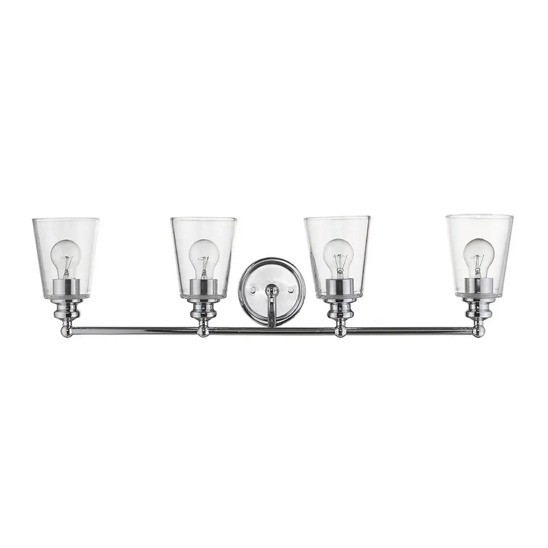 Ceil 4-Light Chrome Vanity By Homeroots