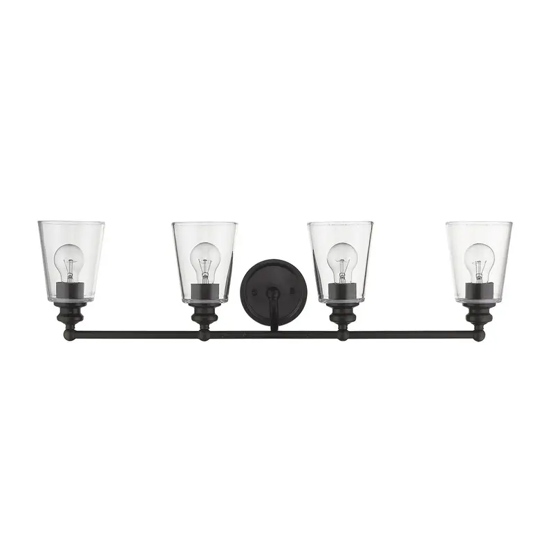 Ceil 4-Light Oil-Rubbed Bronze Vanity By Homeroots