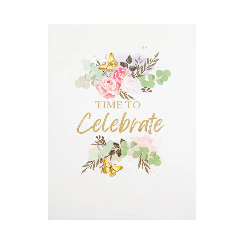 Celebrate Love Paper Pop Up Card