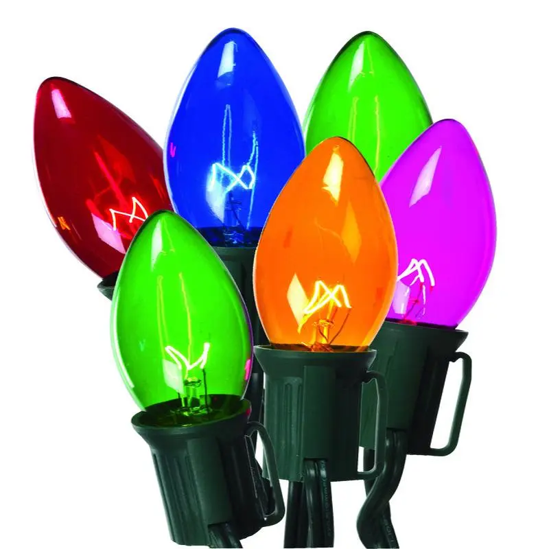 Celebrations Incandescent C9 Multicolored 25 ct String Christmas Lights 25 ft. - Deal of The Week