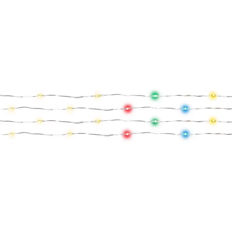 Celebrations LED Big Seed Cluster Multicolored 100 ct String Christmas Lights