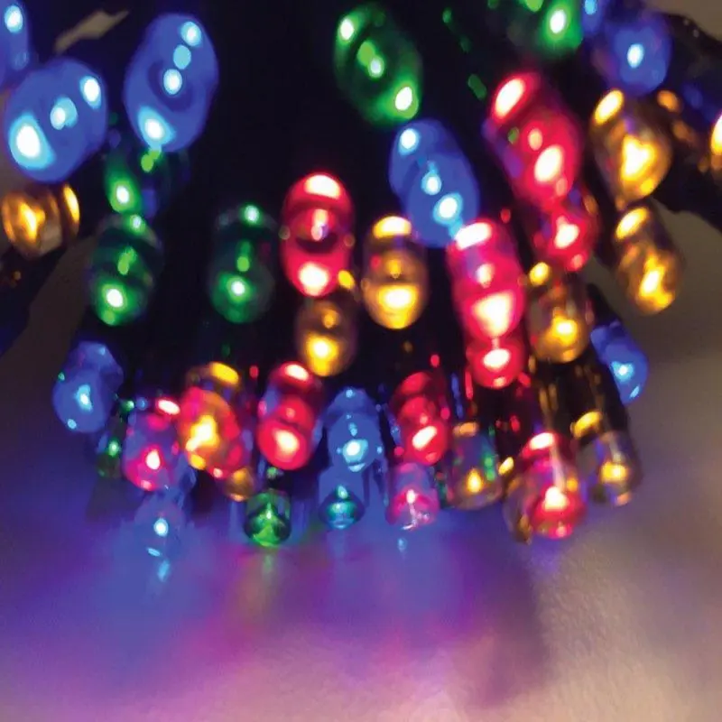 Celebrations LED Micro/5mm Multicolored 100 ct String Christmas Lights 16.24 ft. - Deal of The Week