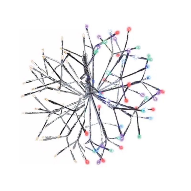 Celebrations LED Multi Shimmering Sphere 16 in. Hanging Decor