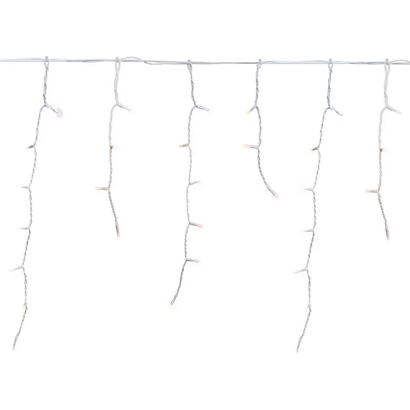Celebrations LED Warm White 50 ct Icicle 3 ft.