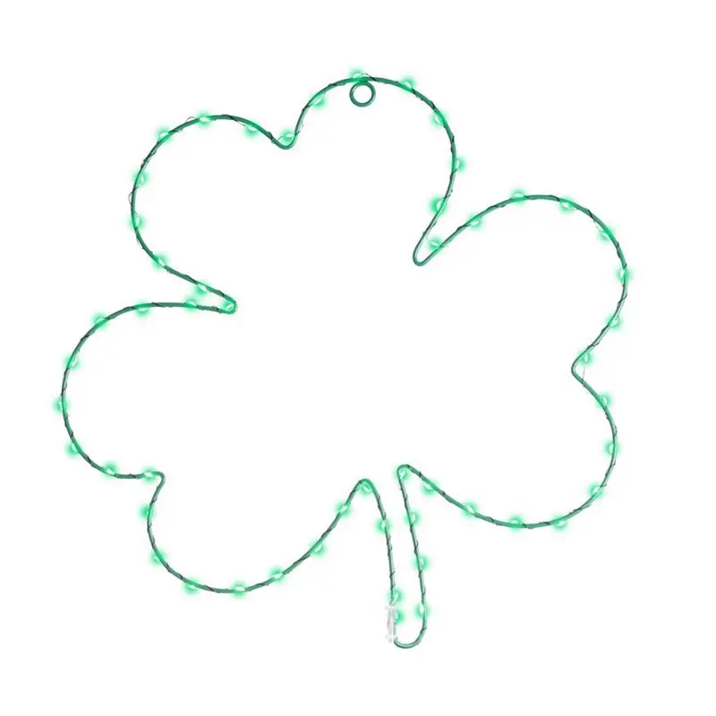 Celebrations Shamrock Silhouette Window Decor Metal 1 pk