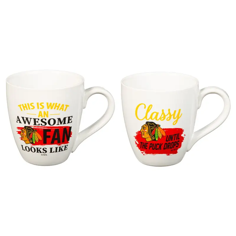 Ceramic Cup o' Java 17oz Gift Set, Chicago Blackhawks