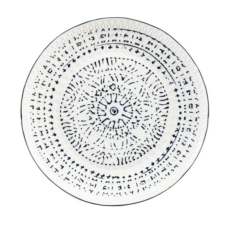 Ceramic Lunch Dinner Plate, Inkwell Collection