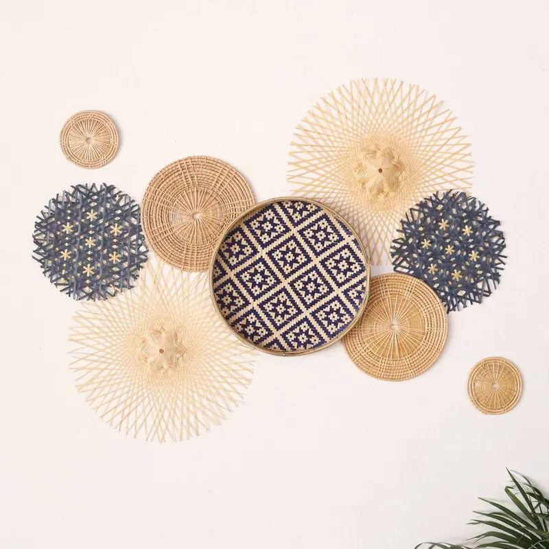 Cha Ma - Wall Hanging Decor Set Of 9 By Thaihome