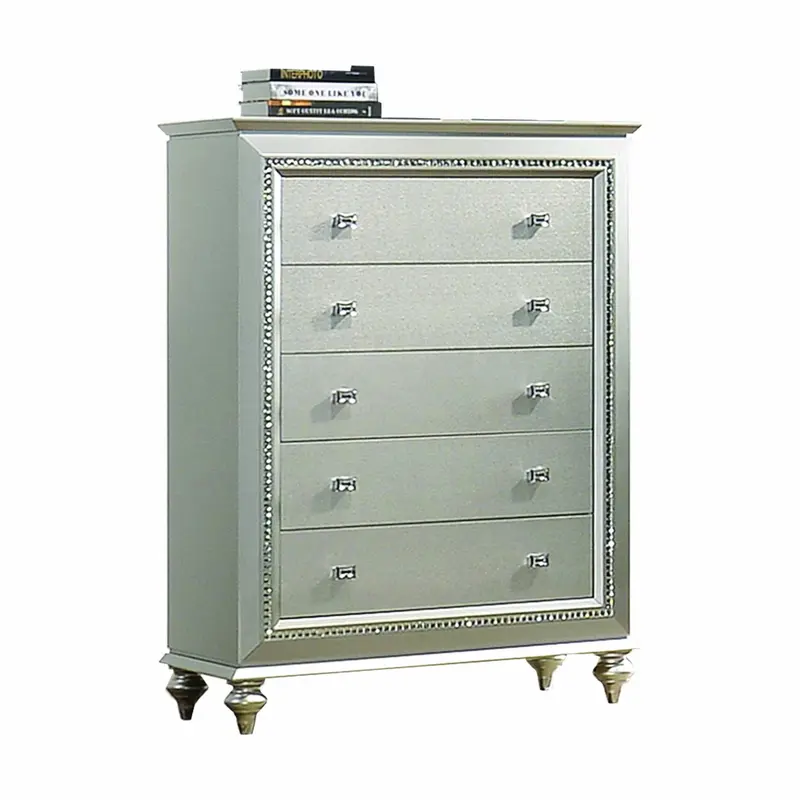 Champagne Wood Chest By Homeroots