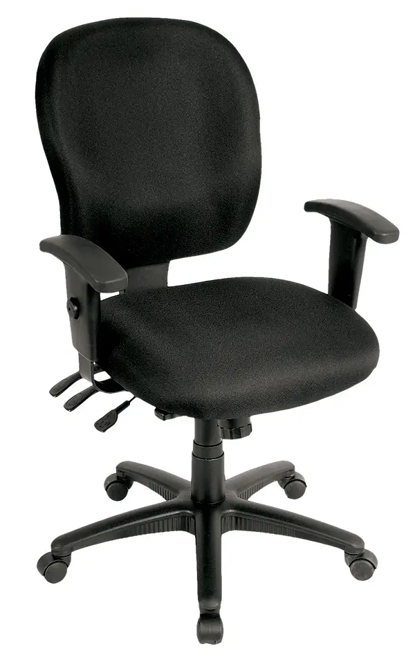 Charcoal Fabric Chair By Homeroots