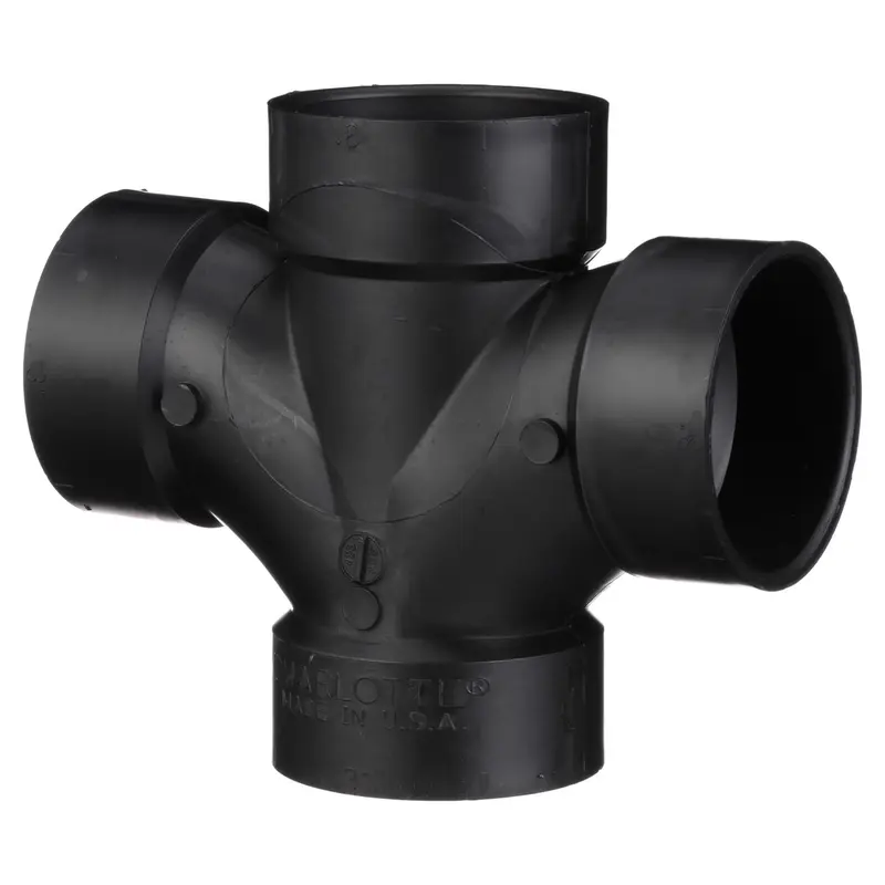 Charlotte Pipe 3 in. Hub X 3 in. D Hub ABS Sanitary Tee - Open Box
