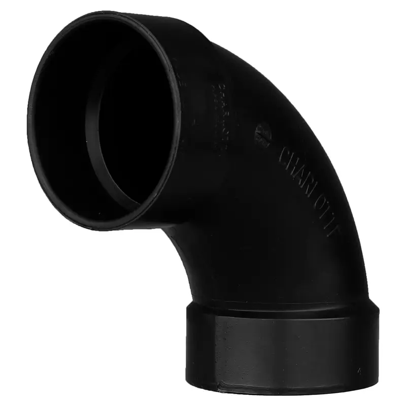 Charlotte Pipe 4 in. Hub X 4 in. D Hub ABS 90 Degree Elbow - Open Box