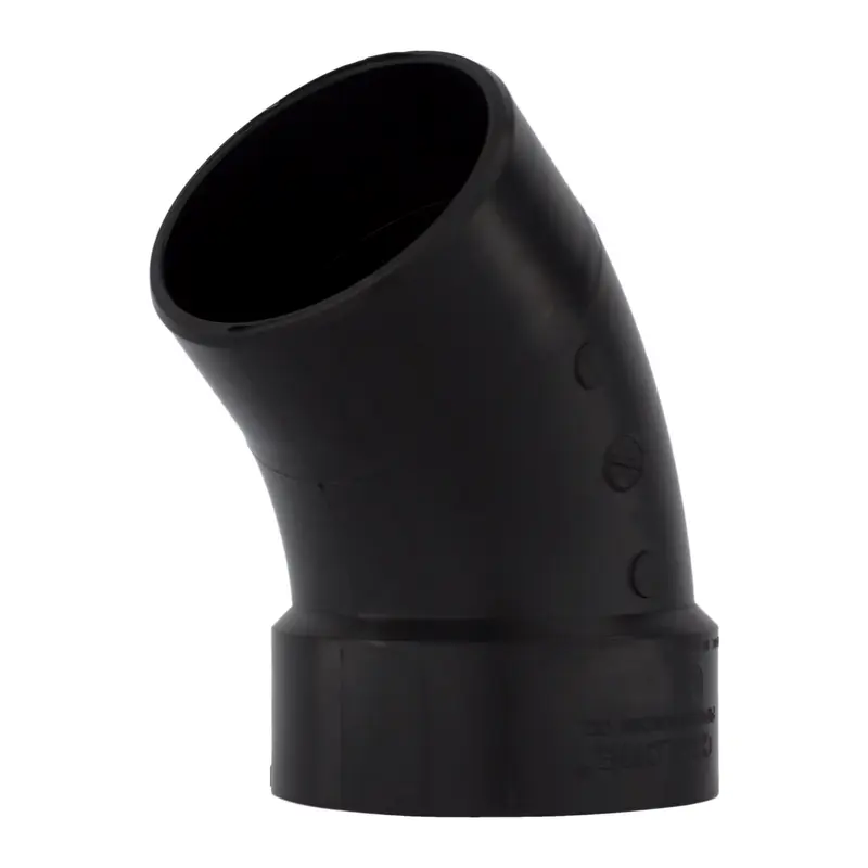 Charlotte Pipe 4 in. Hub X 4 in. D Spigot ABS 45 Degree Elbow - Deal of The Week