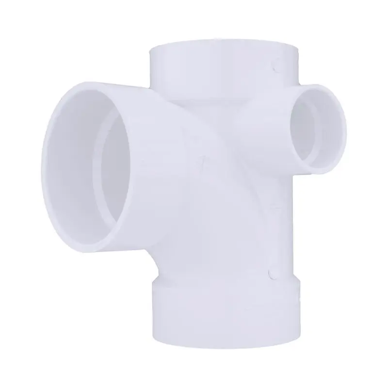Charlotte Pipe Schedule 40 3 in. Hub X 3 in. D Hub PVC Sanitary Tee 1 pk - Deal of The Week