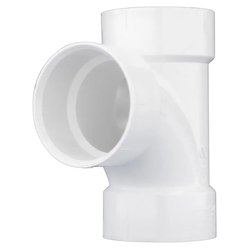 Charlotte Pipe Schedule 40 3 in. Hub X 3 in. D Hub PVC Sanitary Tee with Left Side Inlet 1 pk - Deal of The Week