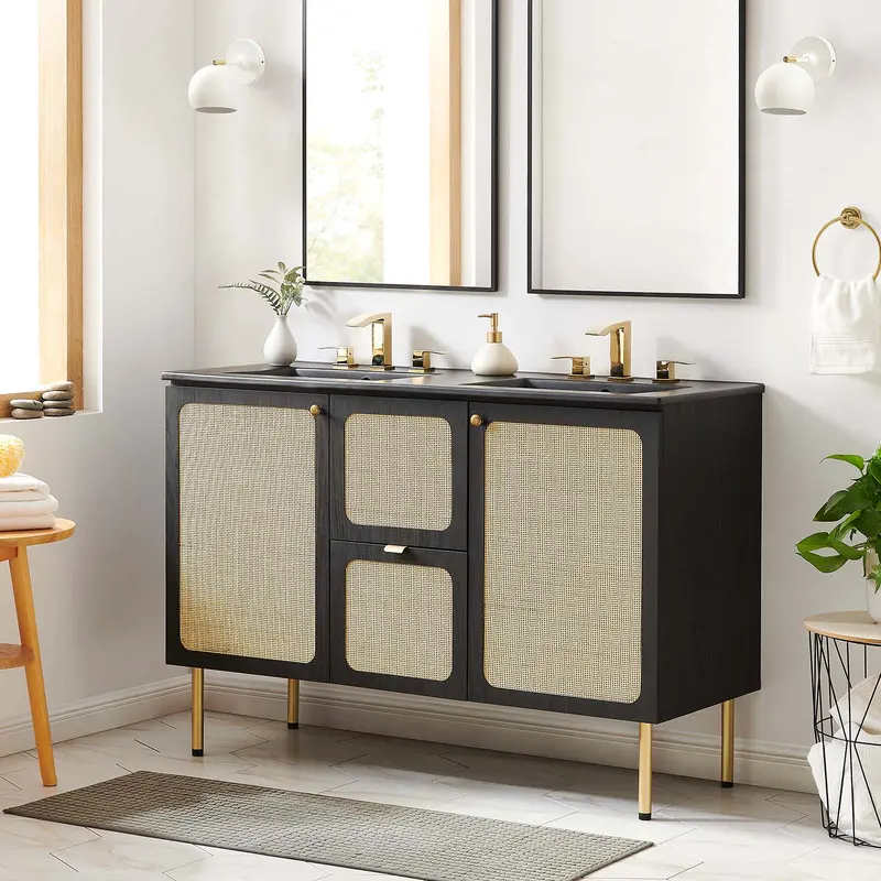 Chaucer 48" Double Sink Bathroom Vanity By Modway - EEI-6702