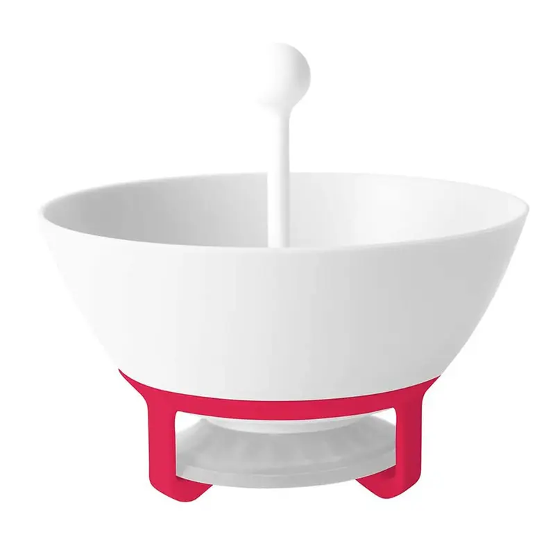 Chef'n Bramble Rinse and Carry Berry Basket, One Size, Backing White/Cherry