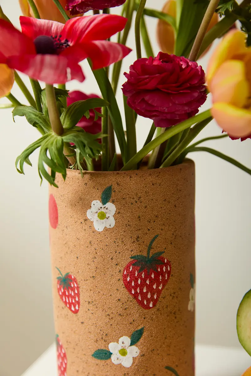 Cherry Vase Set of 4 By Accent Decor