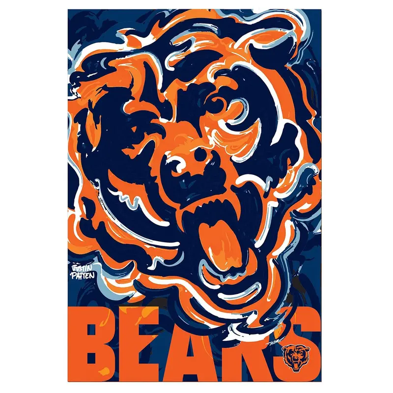 Chicago Bears, Suede GDN, Justin Patten Logo