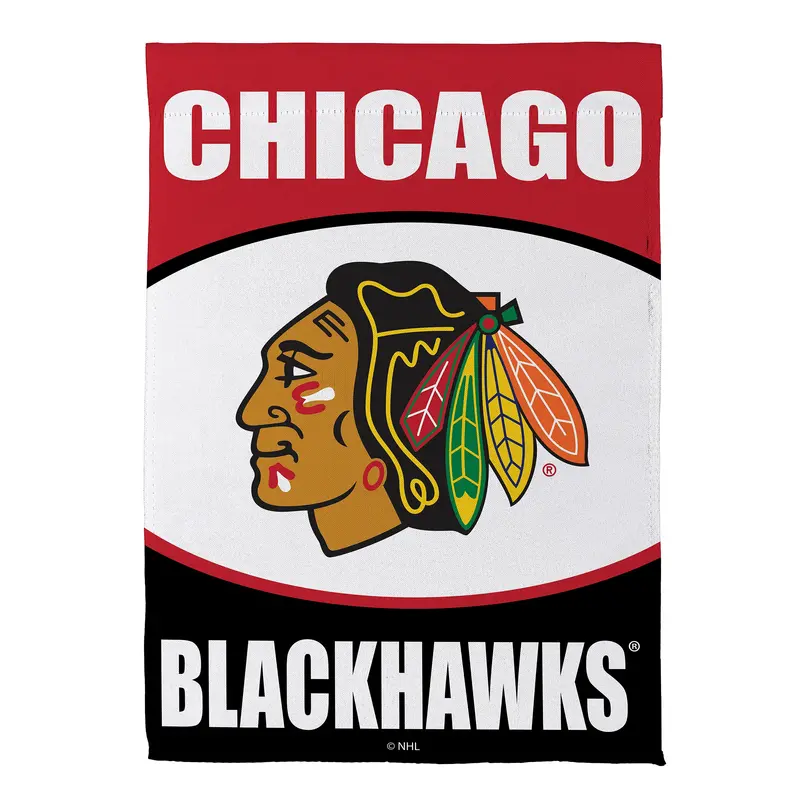 Chicago Blackhawks Suede Flag, GDN