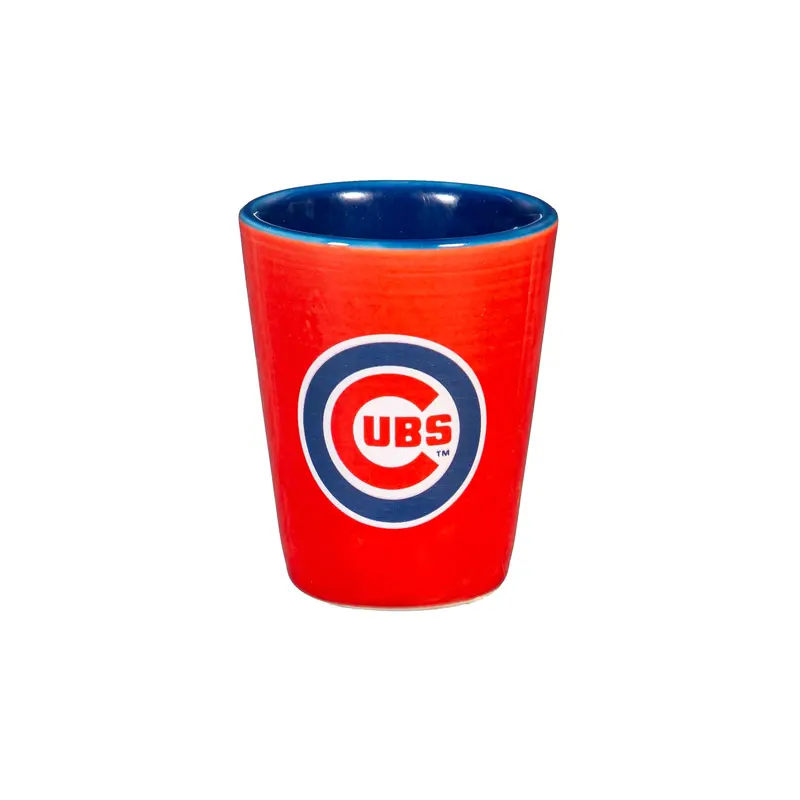 Chicago Cubs 4-Piece Ceramic 2oz. Cup Set