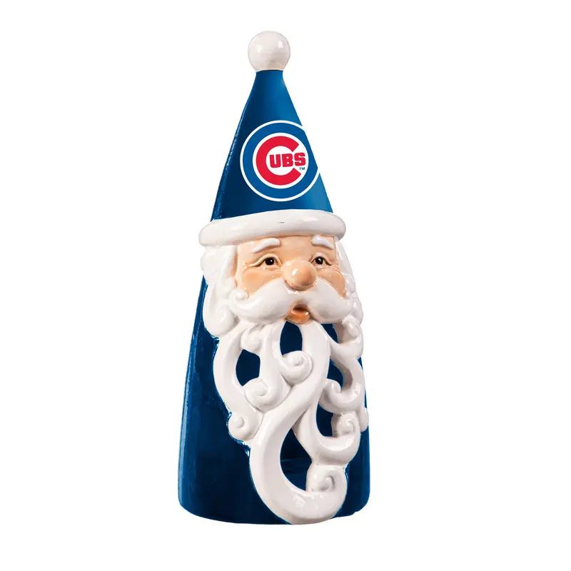 Chicago Cubs Santa LED Statuary, 8"