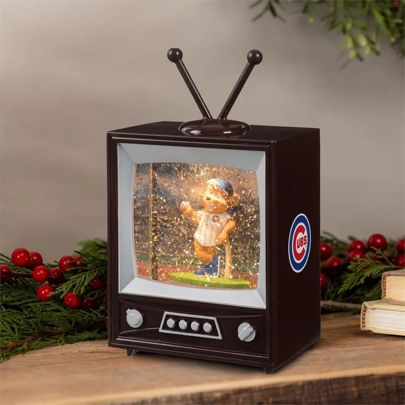 Chicago Cubs Vintage TV Water Lantern
