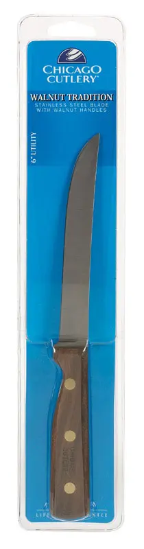 Chicago Cutlery Walnut Tradition Stainless Steel Utility Knife 1 pc - Open Box