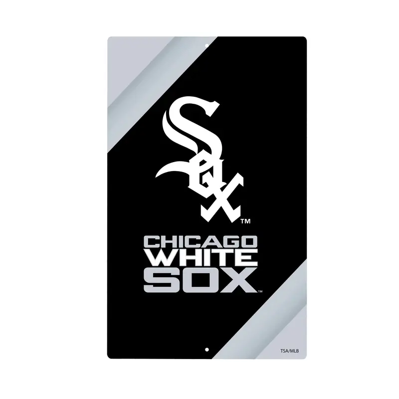 Chicago White Sox Logo Sign USA Metal Wall Sign, 7.5" x 11.5"