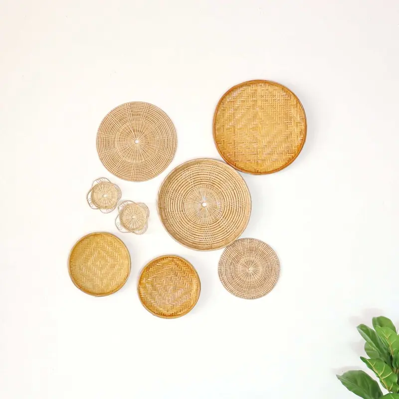 Chicha - Wall Hanging Art DeCor Set Of 8 By Thaihome