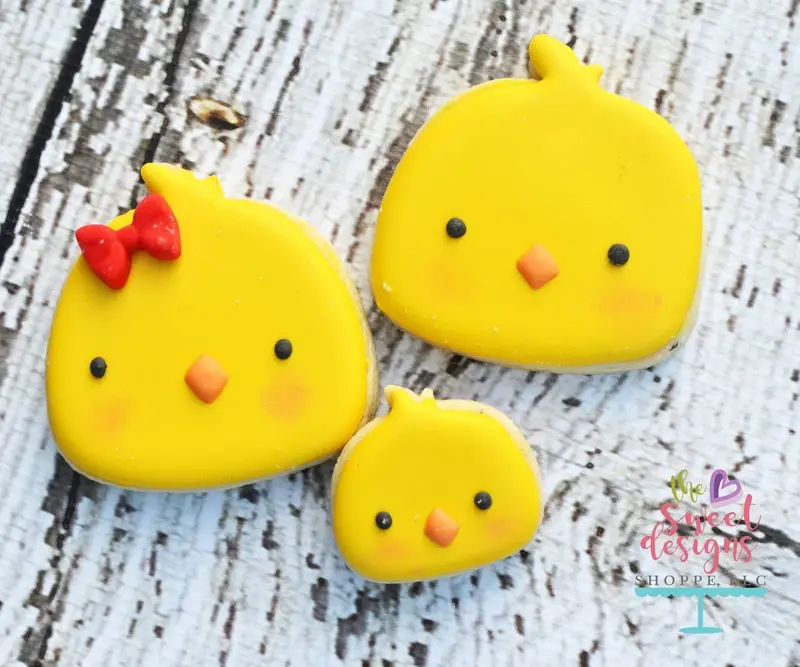 Chick Face v2- Cookie Cutter