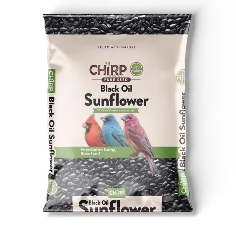 Chirp Black Oil Sunflower Wild Bird Food 20 lb