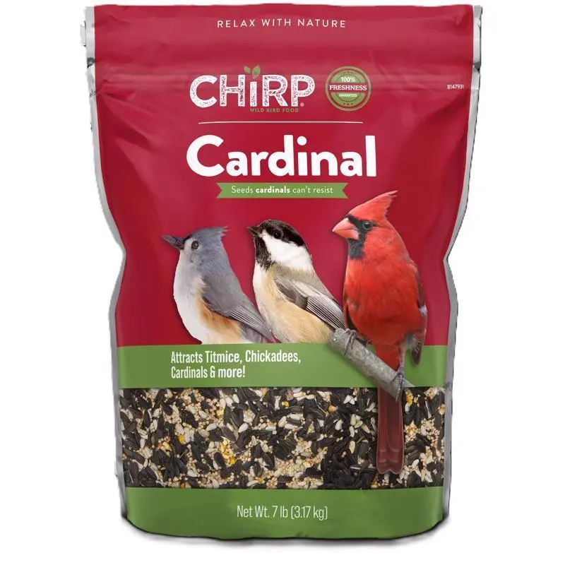 Chirp Cardinal Wild Bird Food 7 lb (Pack of 4)
