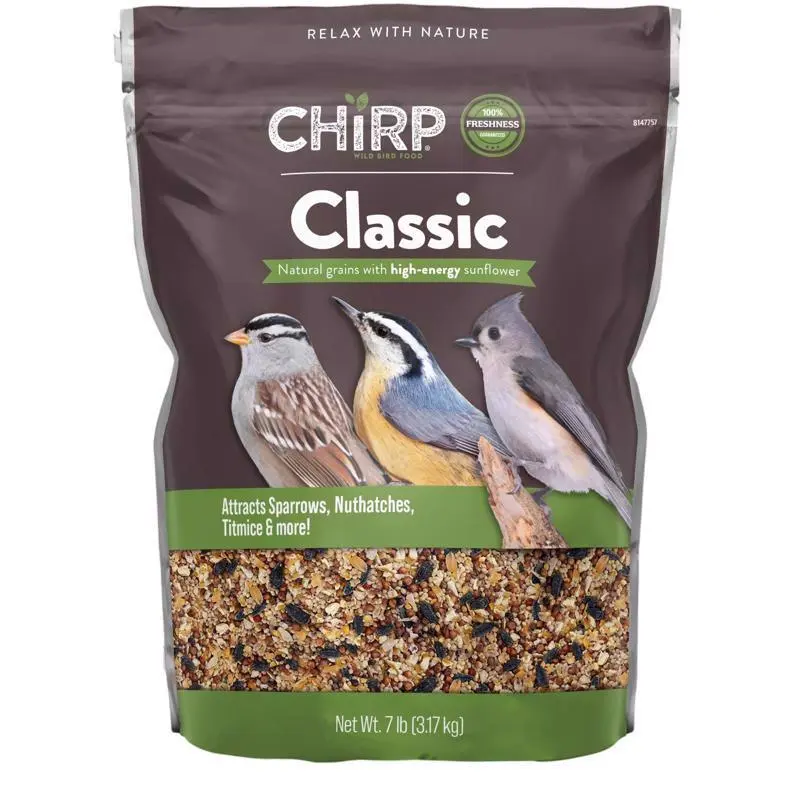 Chirp Classic Wild Bird Food 7 lb (Pack of 4)