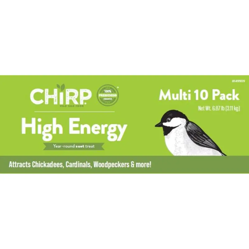 Chirp High Energy Suet Mixed Seed Suet 11 oz
