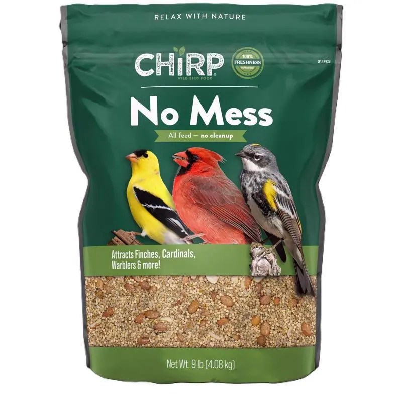 Chirp No Mess Wild Bird Food 9 lb (Pack of 4)