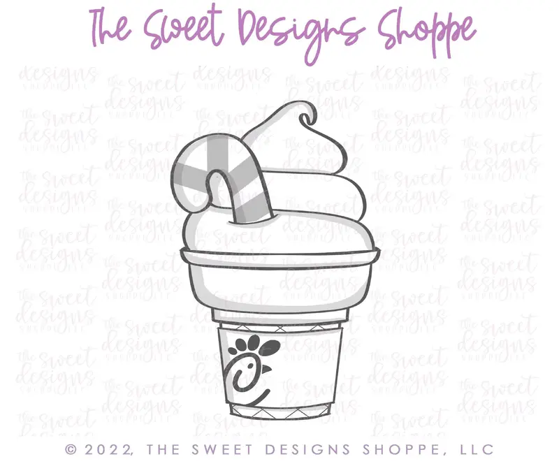Christmas Ice Cream - Cookie Cutter