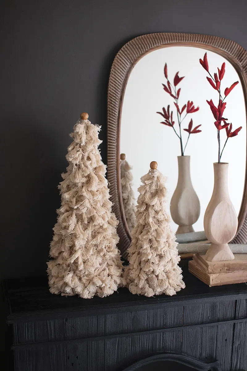 Christmas Tree Table Top Set Of 2 By Kalalou