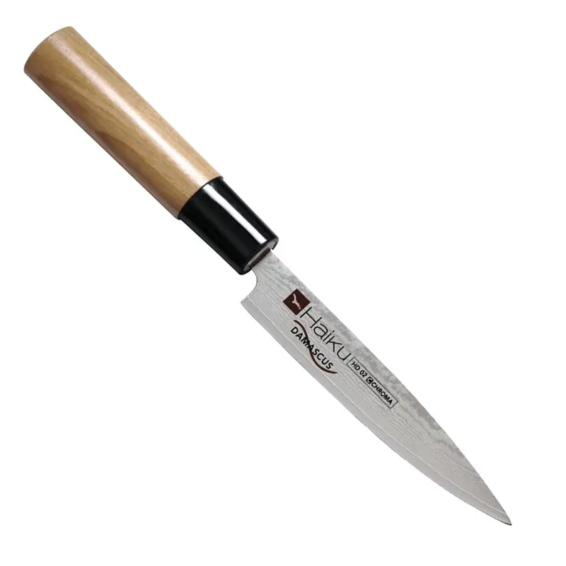 Chroma HD 02 Haiku Damascus Utility Knife, 5-Inch