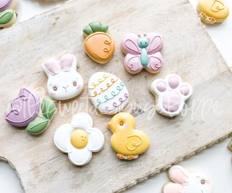 Chubby Easter Set - Set of 8 - Cookie Cutters