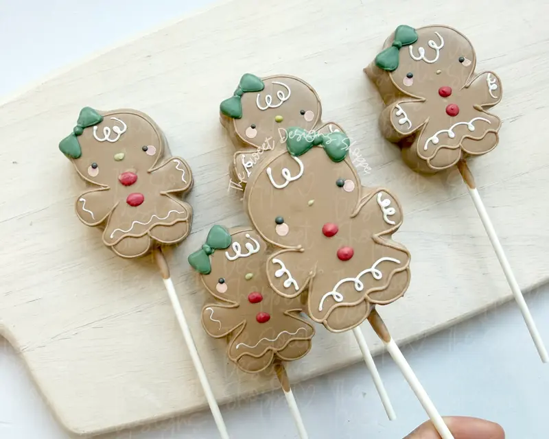 Chubby GingerGirl - Cake Pop Maker Set ( Cutter & Pusher)