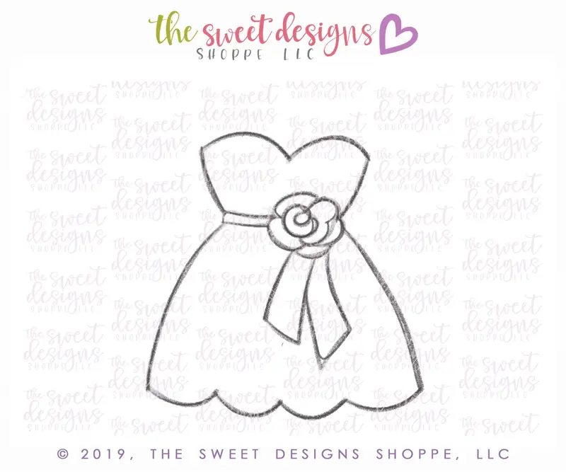 Chubby Wedding Dress - Cookie Cutter