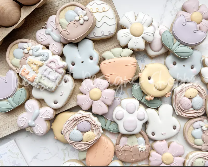 Chunky Easter Set - Cookie Cutters Set - Set of 12 - Cookie Cutters