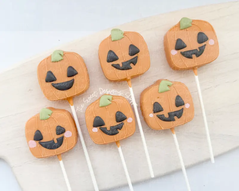Chunky Jack-o-Lantern  - Cake Pop Maker Set ( Cutter & Pusher)