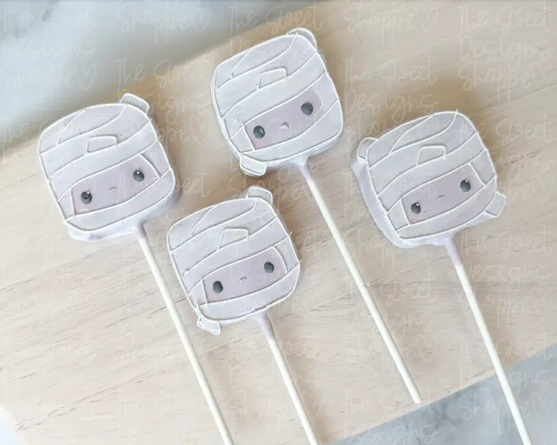 Chunky Mummy Face - Cake Pop Maker Set ( Cutter & Pusher)